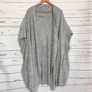 Athleta long duster cardigan sweater w/ pockets
